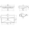 Раковина BELBAGNO BB-0675-85-LVB