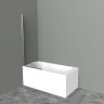 Шторка для ванны 80 см BELBAGNO UNO-V-1-80/150-C-Cr