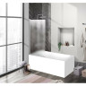 Шторка для ванны 80 см BELBAGNO UNO-V-1-80/150-C-Cr